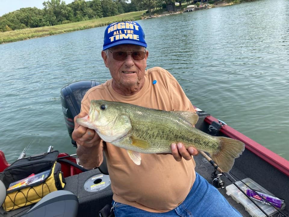 Orville's Largemouth Bass catch