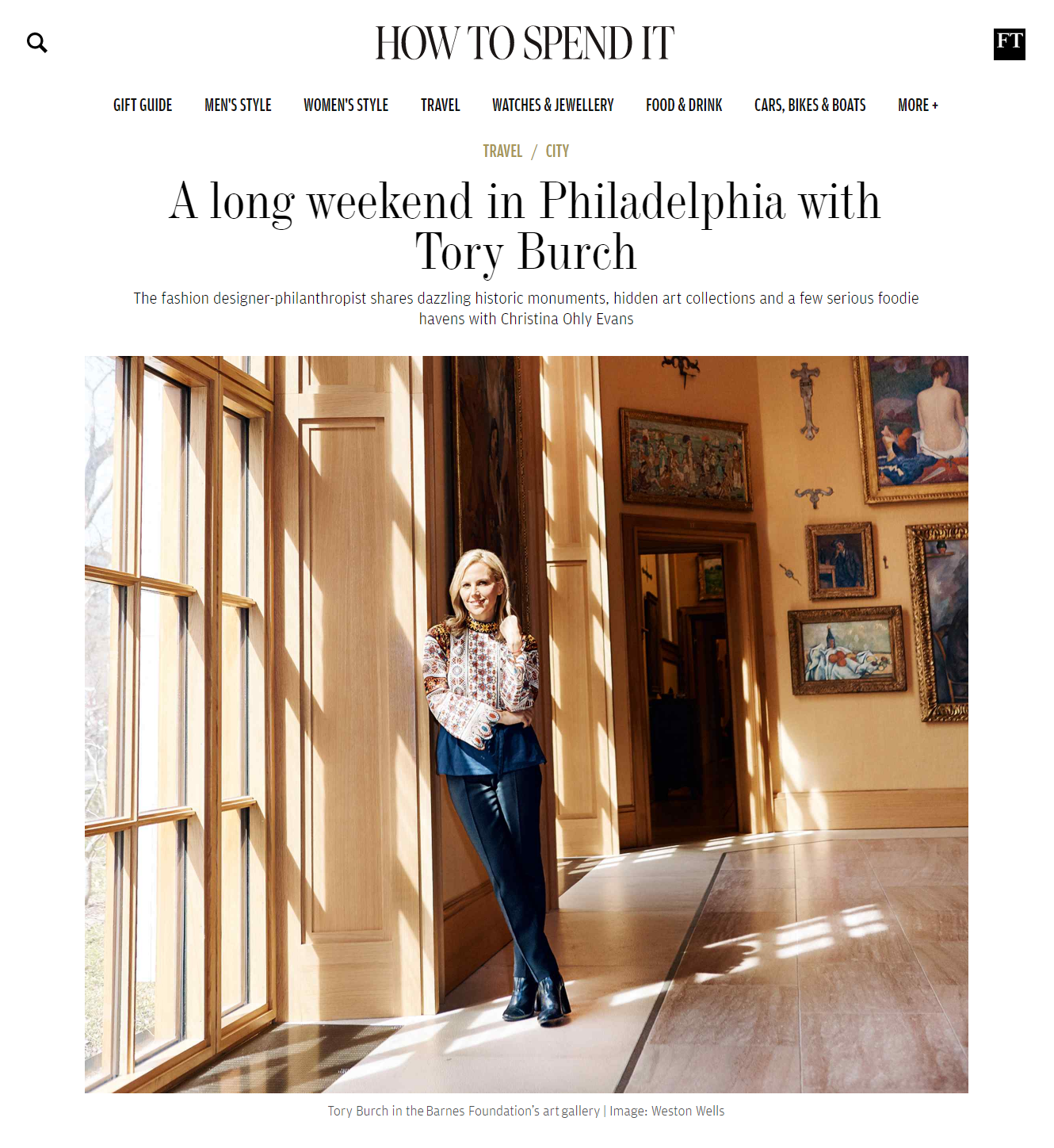 A long weekend in Philadelphia with Tory Burch — Christina Ohly Evans