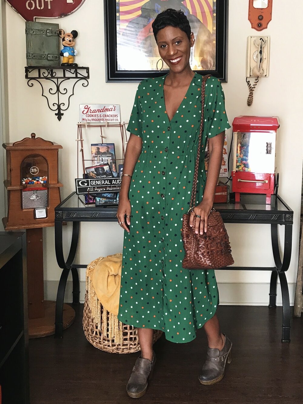 Green Polka Dots And Thrifted Finds
