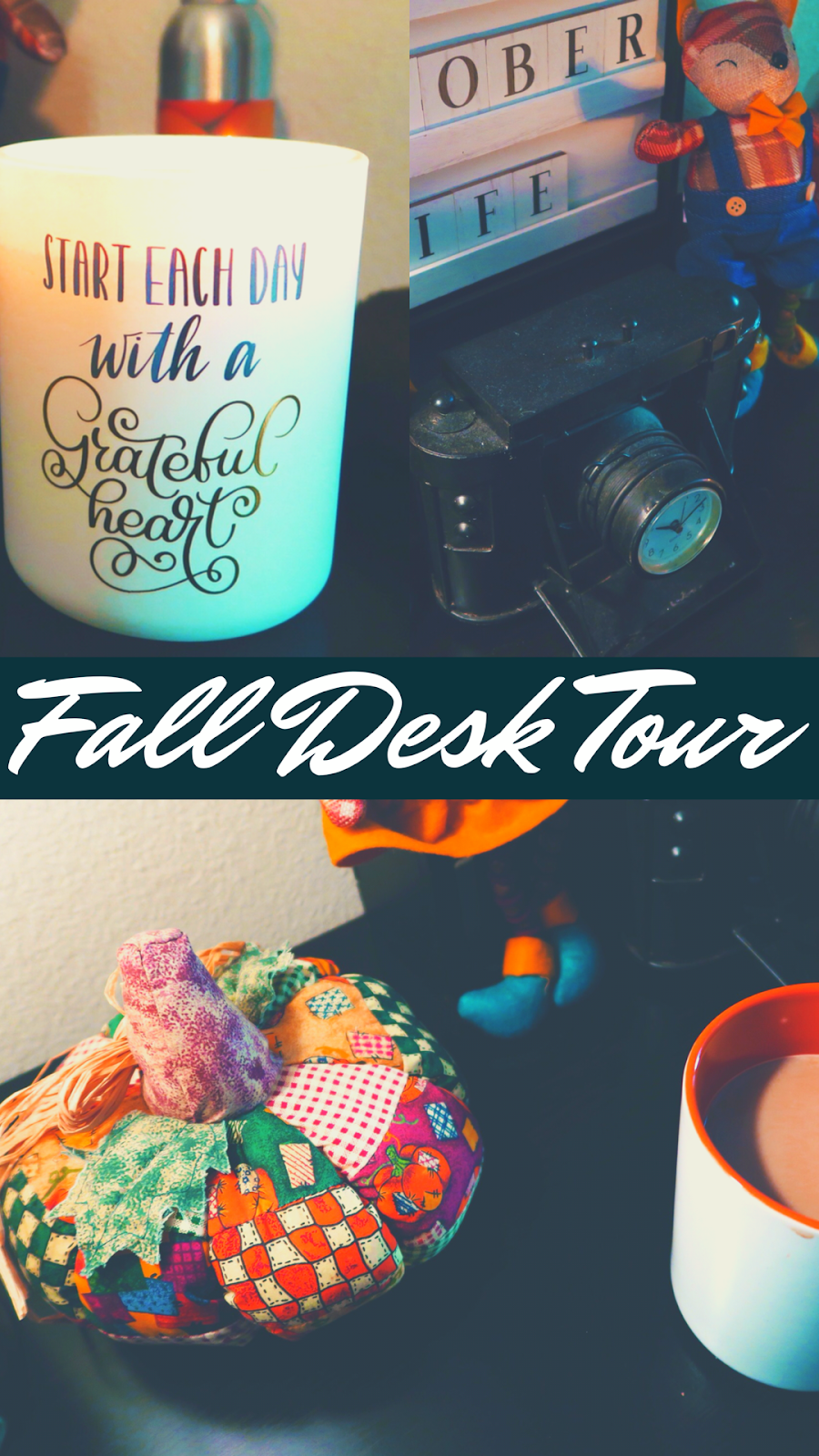 I Made My Room Look COZY For The Holidays: The Fall Desk Tour You Have Been Waiting For!