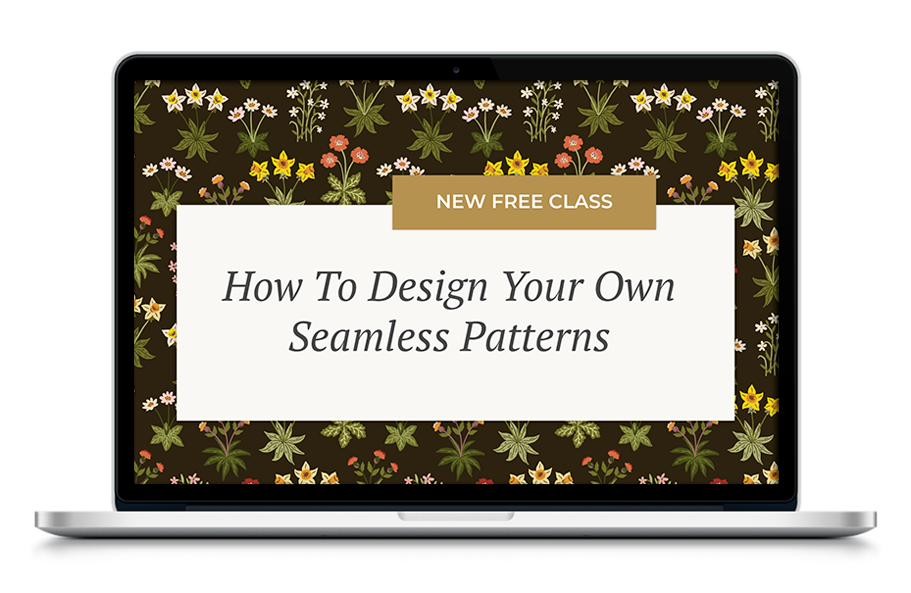 How to design your own seamless pattern banner image