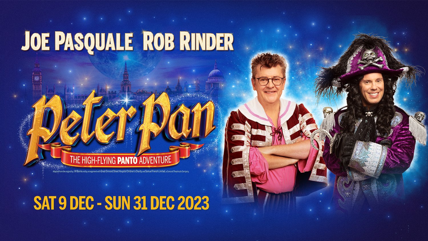 ROB RINDER TO JOIN JOE PASQUALE IN PETER PAN AT THE CLIFFS PAVILION ...