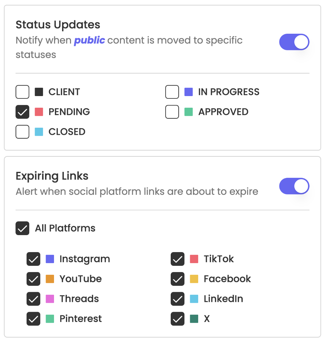 White Labeling example