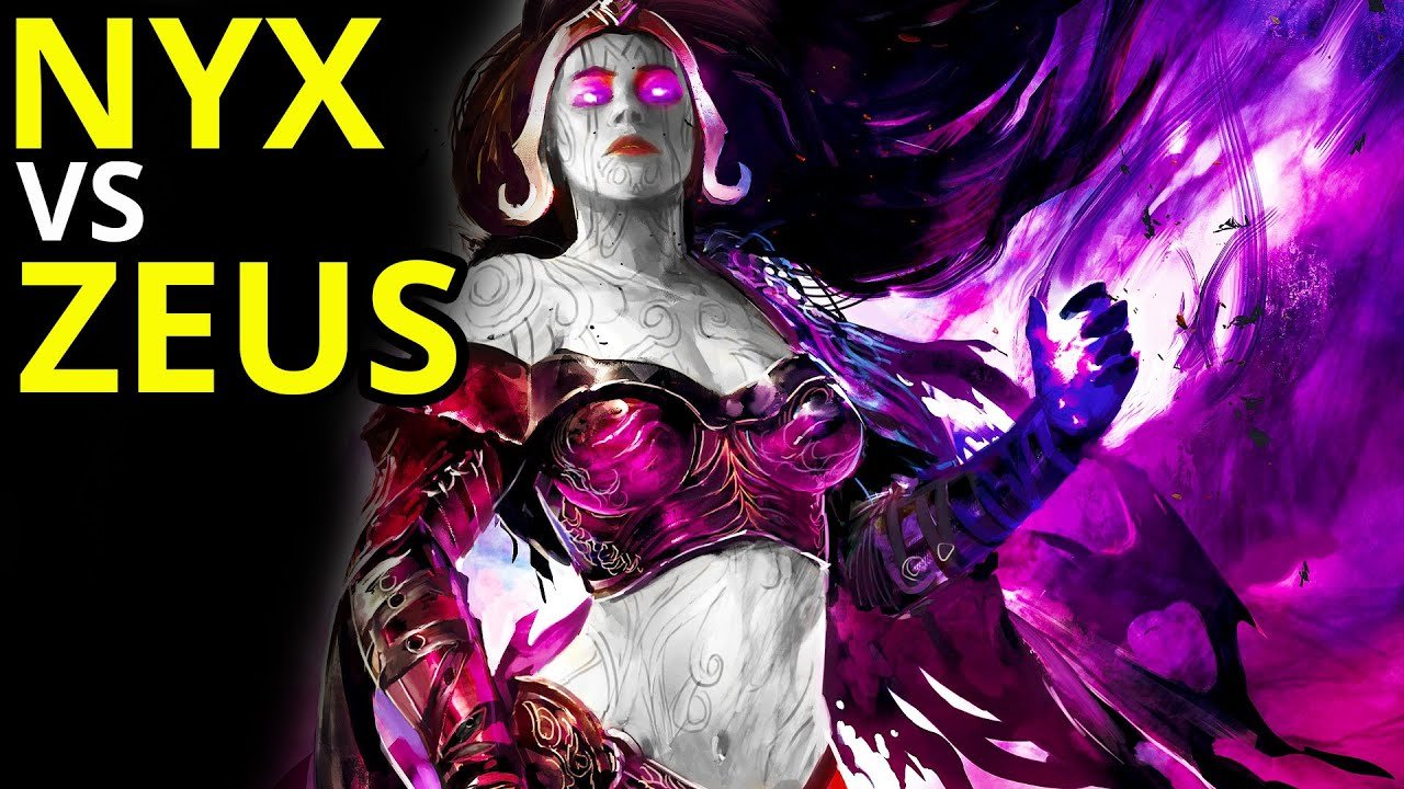 Who is more powerful Zeus or Nyx?