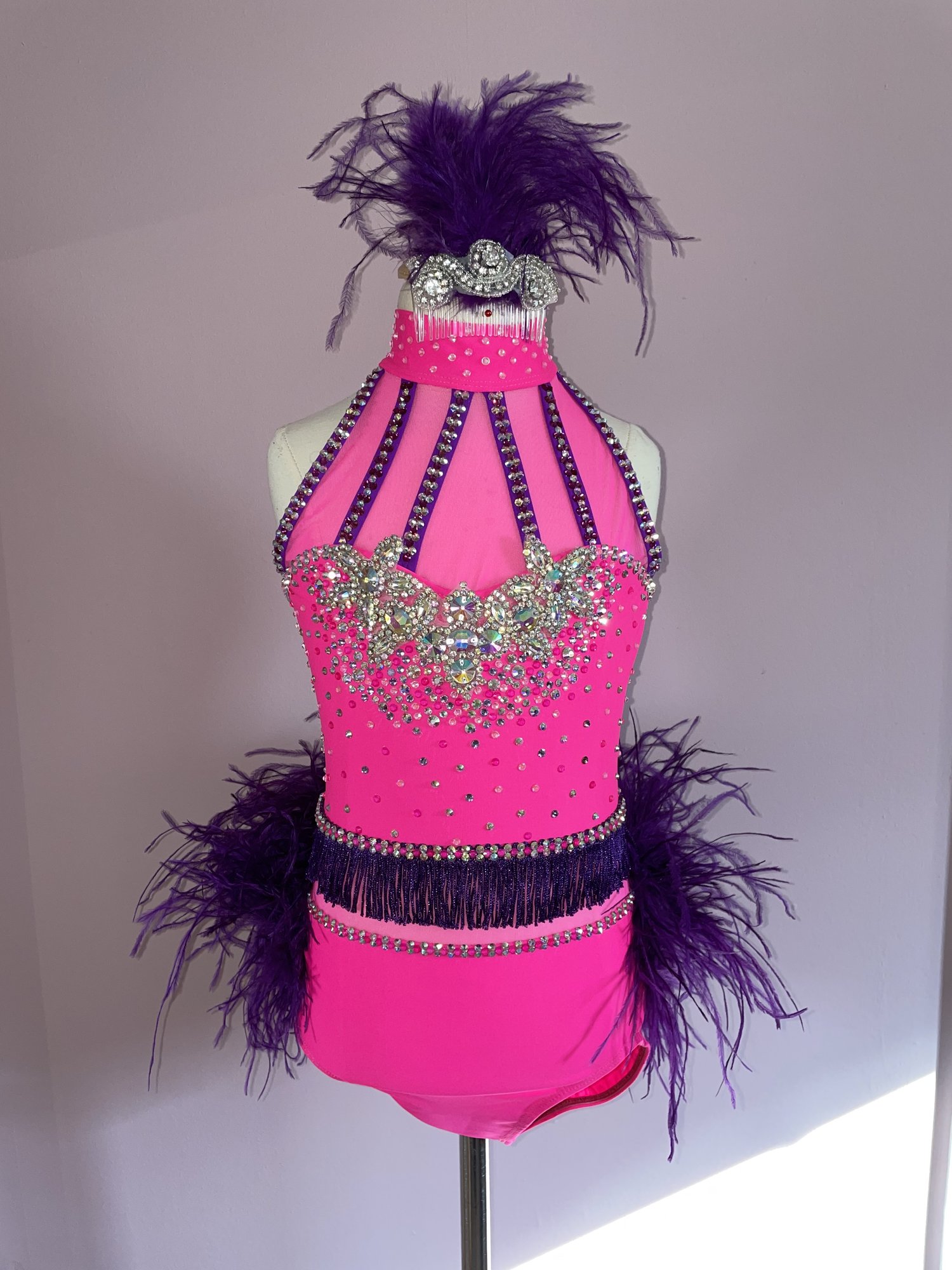Custom Dance Costume Jazz Musical Theater Leotard with Fringe and ...