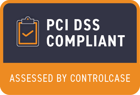 Certified PCI Compliant by ControlCase