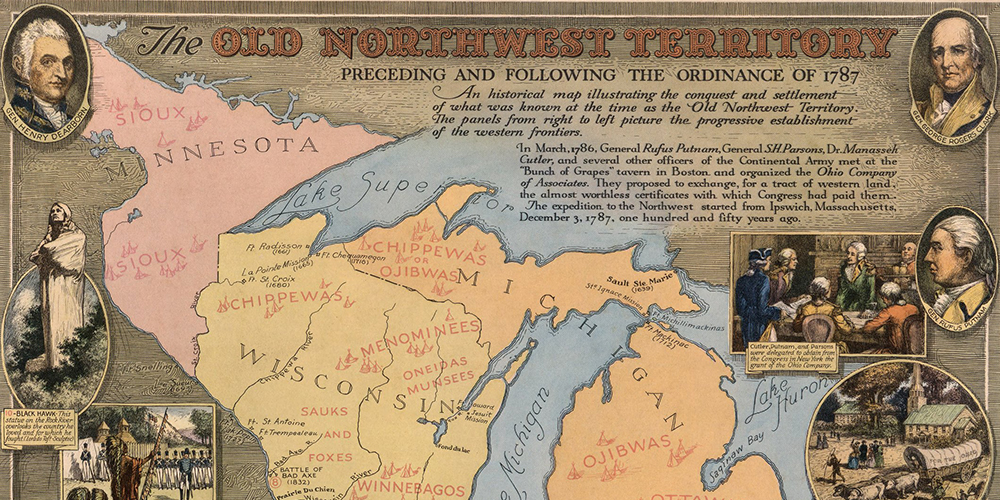 Map of the Northwest Ordinance