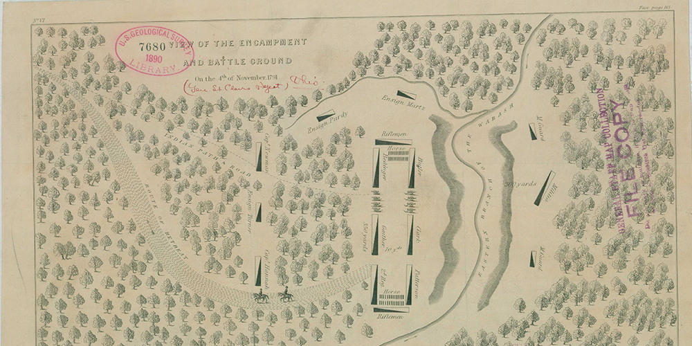 Map of the Battle of Waapaahšiki