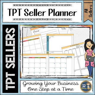 TPT Seller Planner; getting ready for the new year