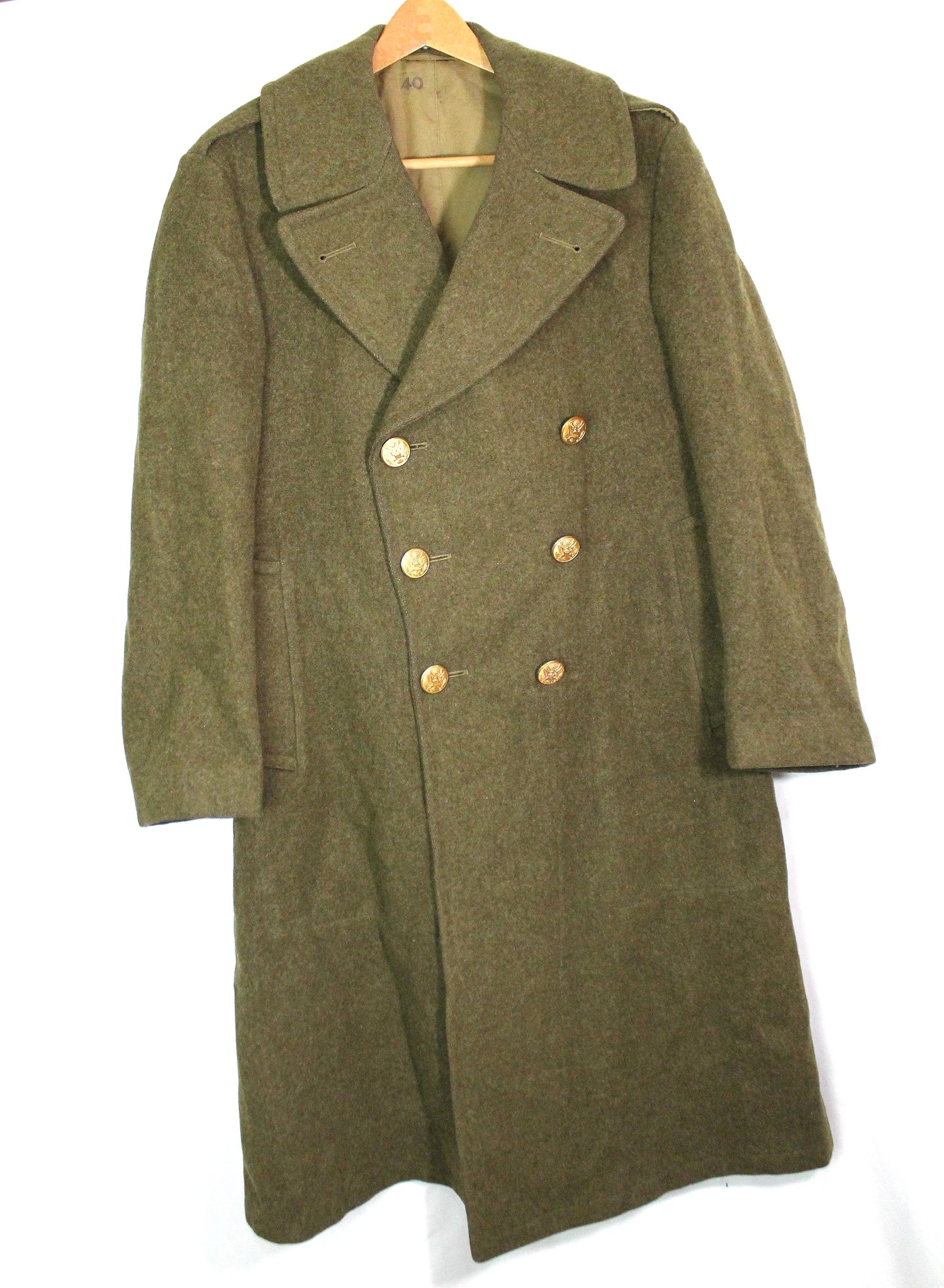 WW2 US Overcoat-High Quality Militaria