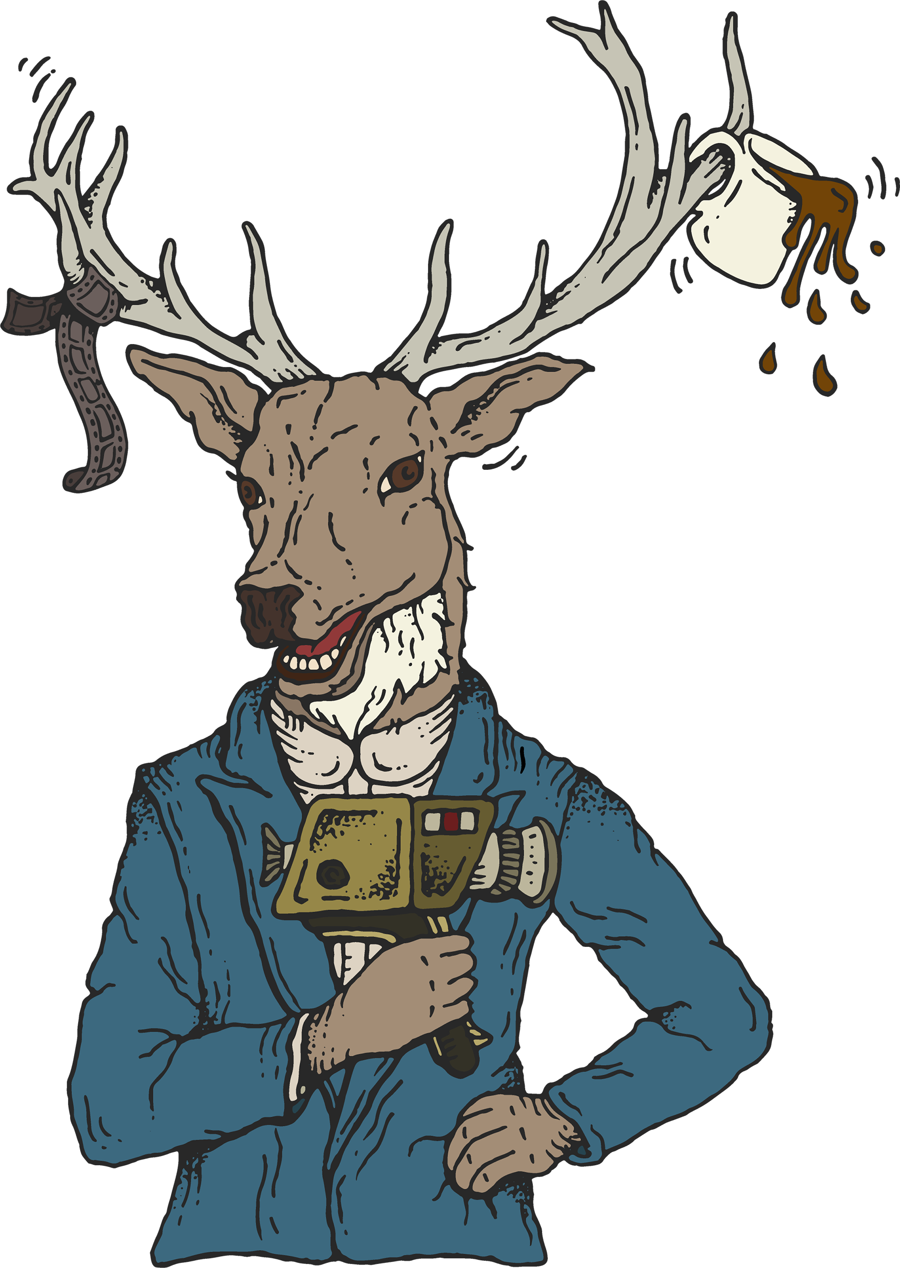 Deer Logo Illustration