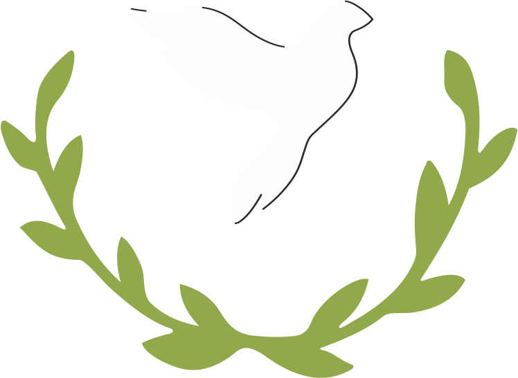 show thyself icon with a wreath and a dove