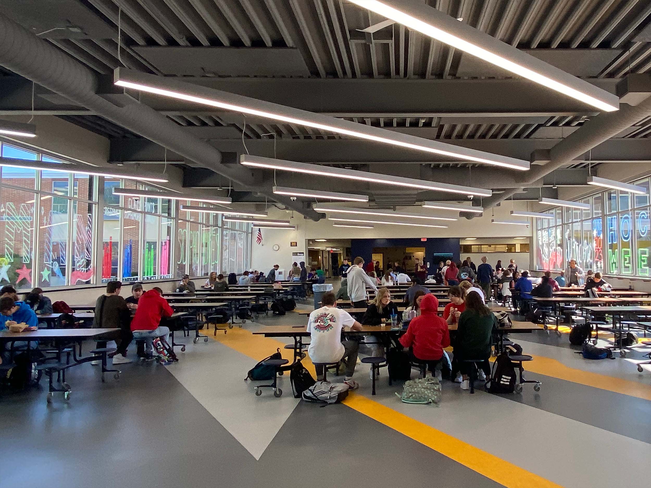 WHITNALL HS CAFETERIA - AFTER