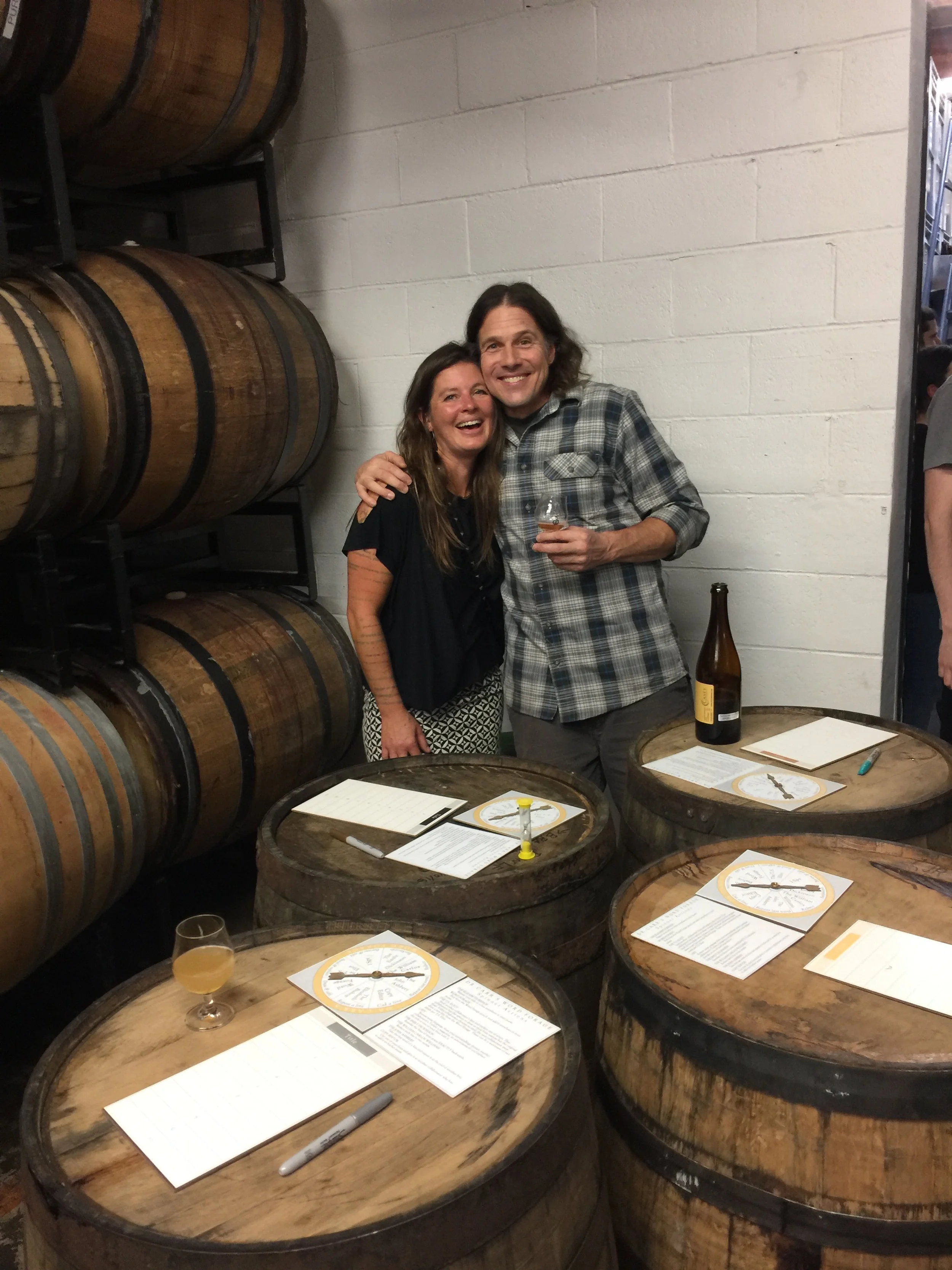 Emily and Paul playing Word Forage