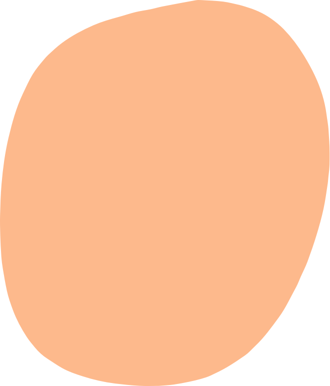 illustration of organic pink circle