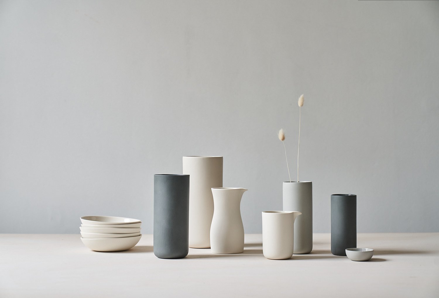 Sue Pryke's ceramics in the studio — Yeshen Venema Photographer