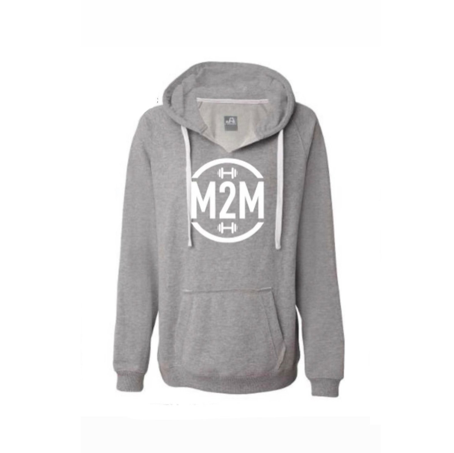 M2M Hoodie Sweatshirt (Gray) — Macros to Muscles Fat Loss