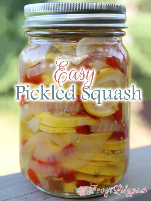 Easy Pickled Squash Recipe frogslilypad.net