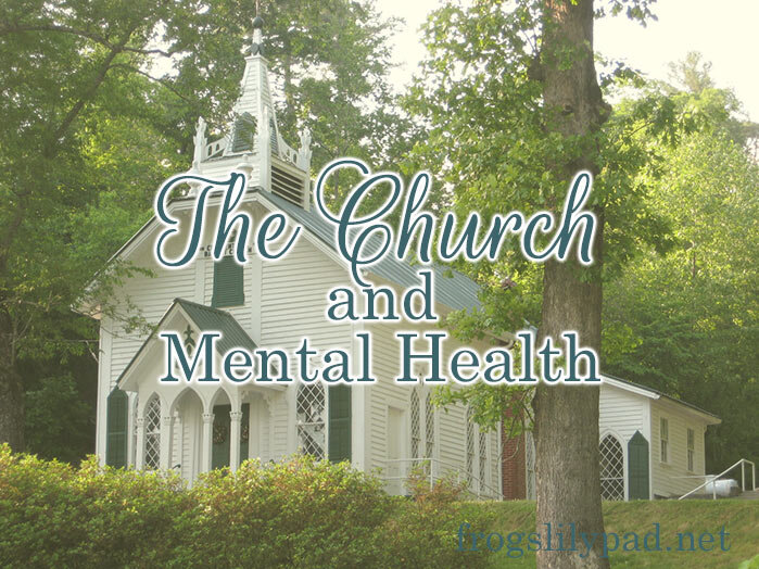 Mental health is a subject the church needs to address and not sweep under the rug any longer. It's not a sin to suffer from a mental illness. But it is a sin when we ignore those who are suffering.