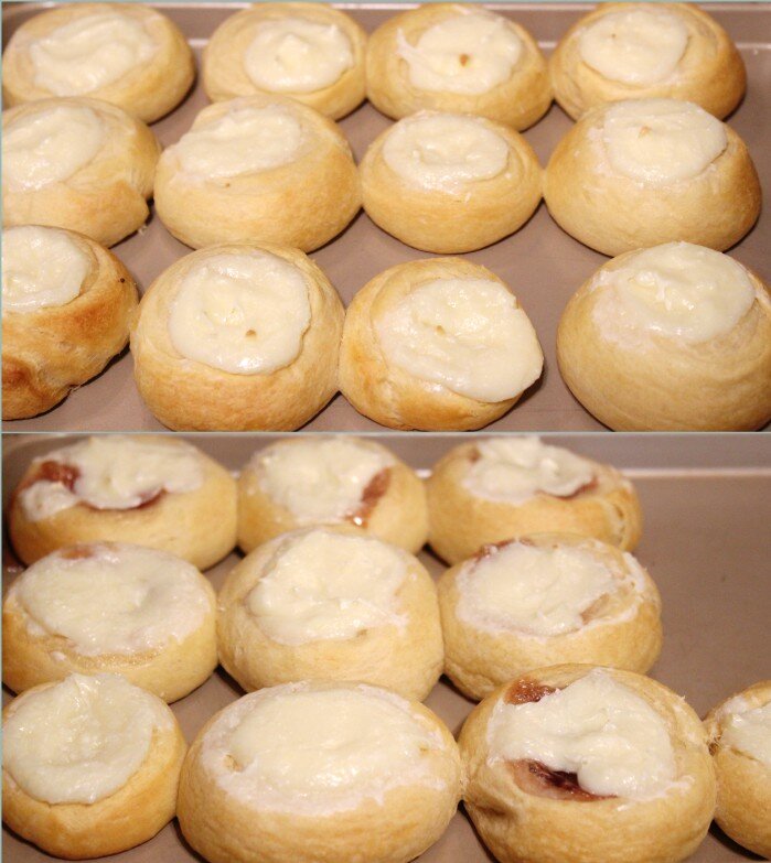 Quick and Easy Cream Cheese Danish made with crescent rolls. Can't get any quicker than that! Found at Frog's Lilypad.