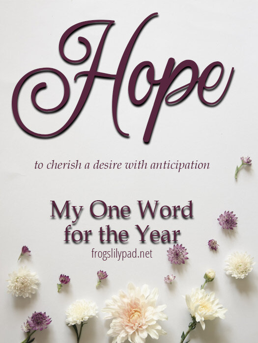 Hope: My Word for 2018