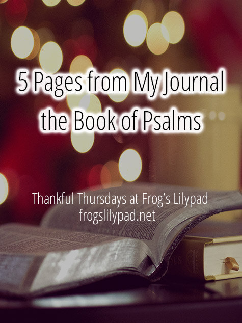 5 Pages from My Journal - The Book of Psalms