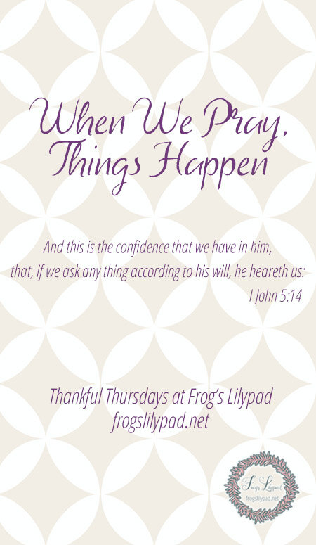 When We Pray, Things Happen
