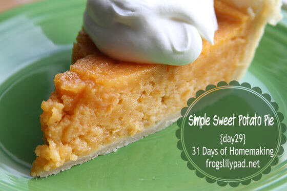 A simple recipe for a Simple Sweet Potato Pie. No spicy spices included in this recipe. Just a tasteful sweet potato pie. frogslilypad.net