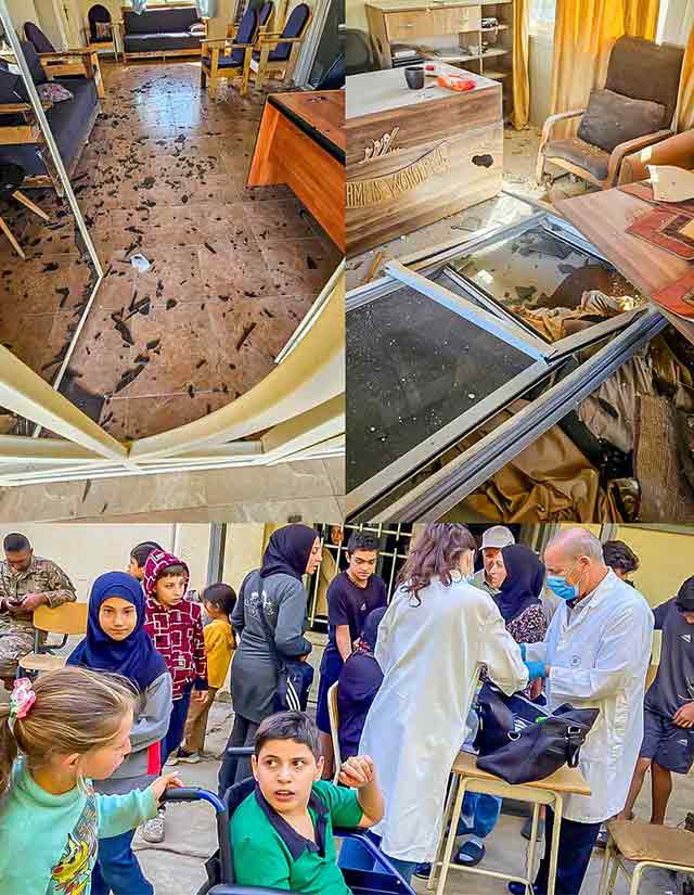 Bekaa Life Center Damage