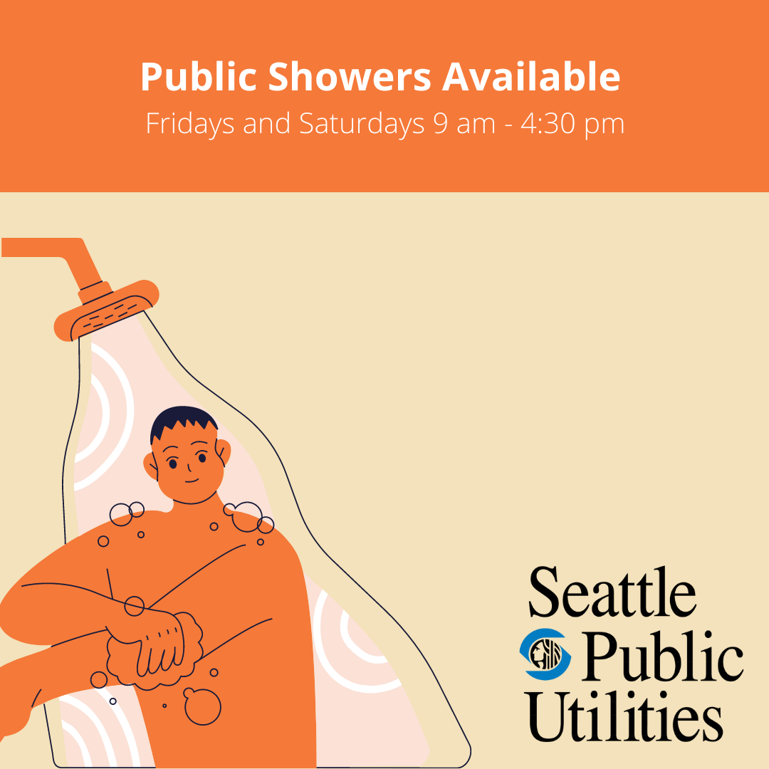 Public Showers on site with Seattle Public Utilities  — Rainier Valley Food Bank