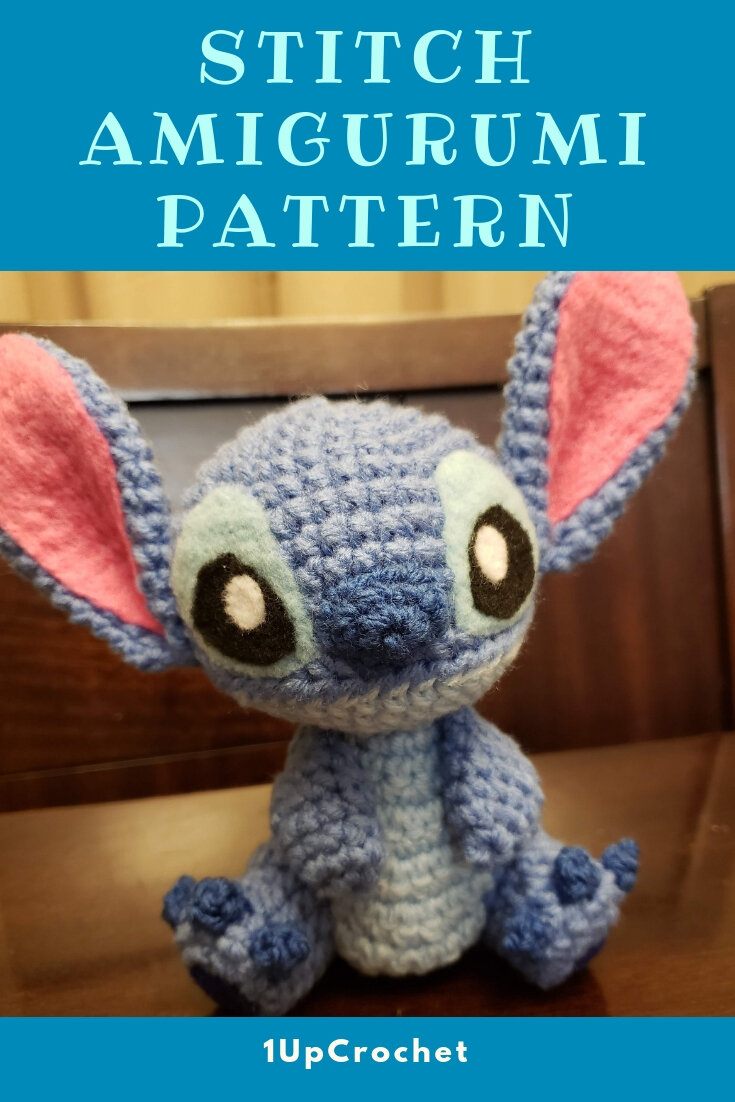 Stitch Amigurumi Pattern — 1Up Crochet