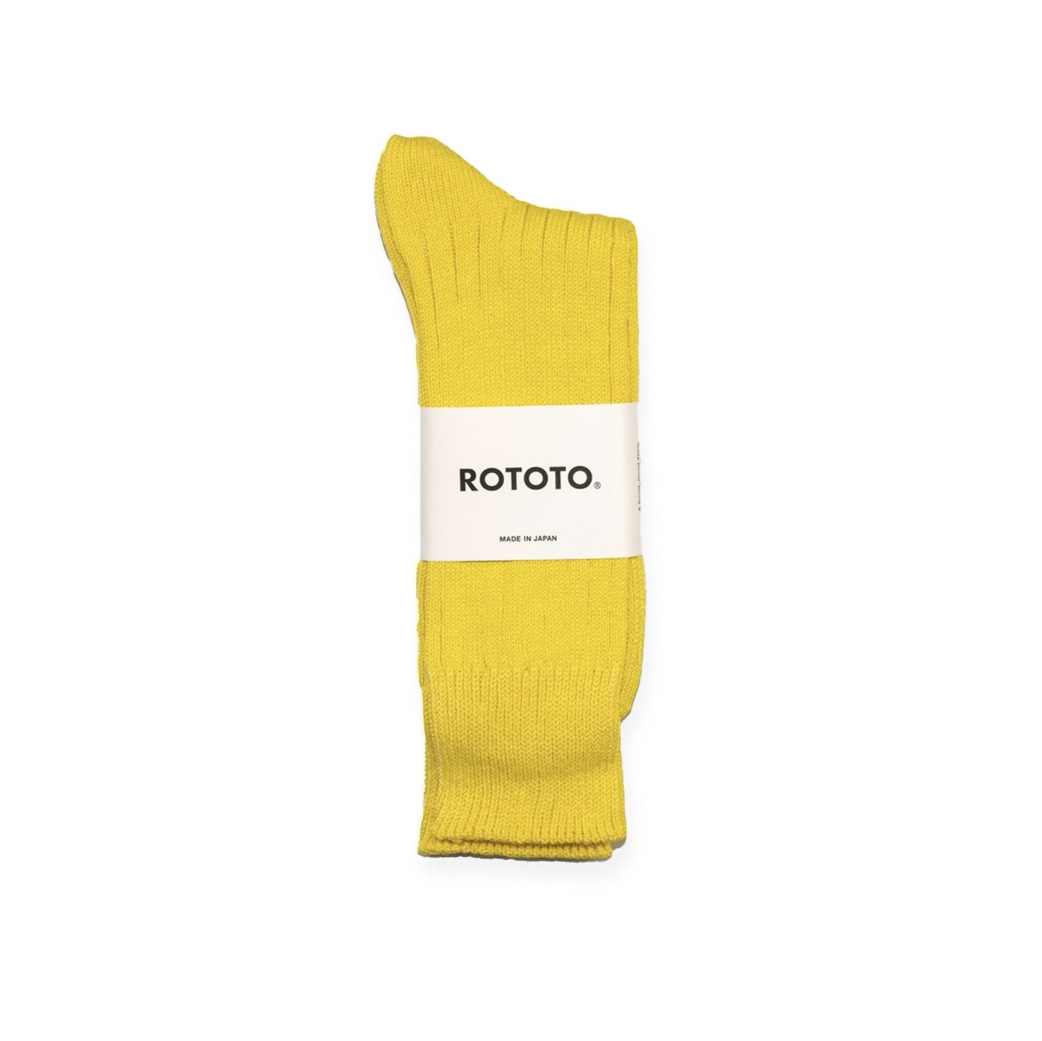 ROTOTO - Solid Sock Lemon — TOGETHER