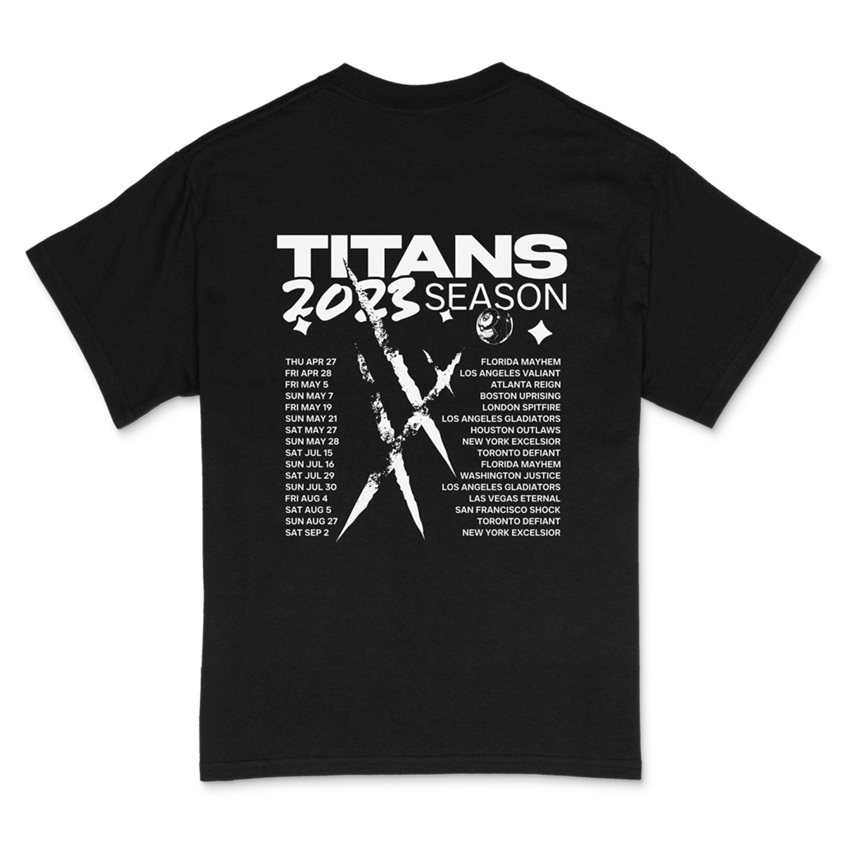 Outerstuff Vancouver Titans Black 2023 Pro Jersey / 2XL