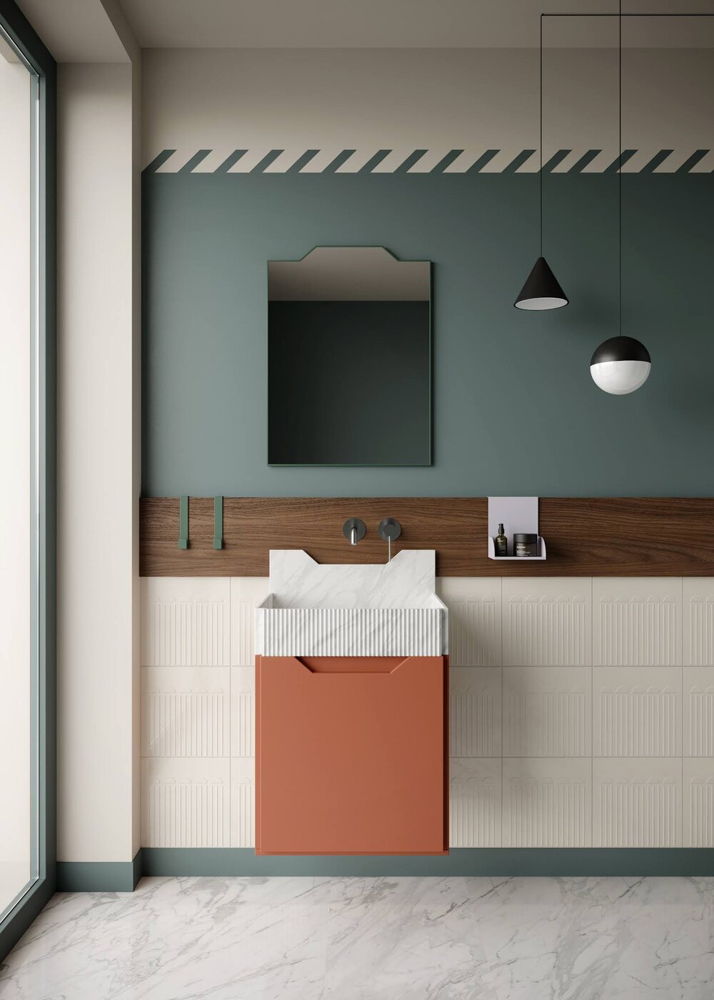 ilaria fatone inspirations - une salle de bains à l'allure futuriste