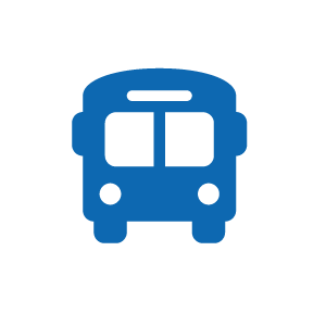Icon graphic for 105 minute guided bus tour