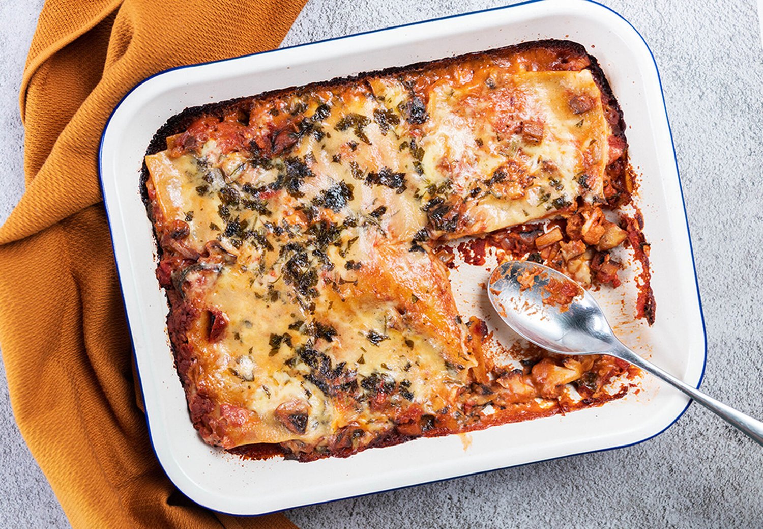 Cheesy Veg Lasagne — Everyday Gourmet