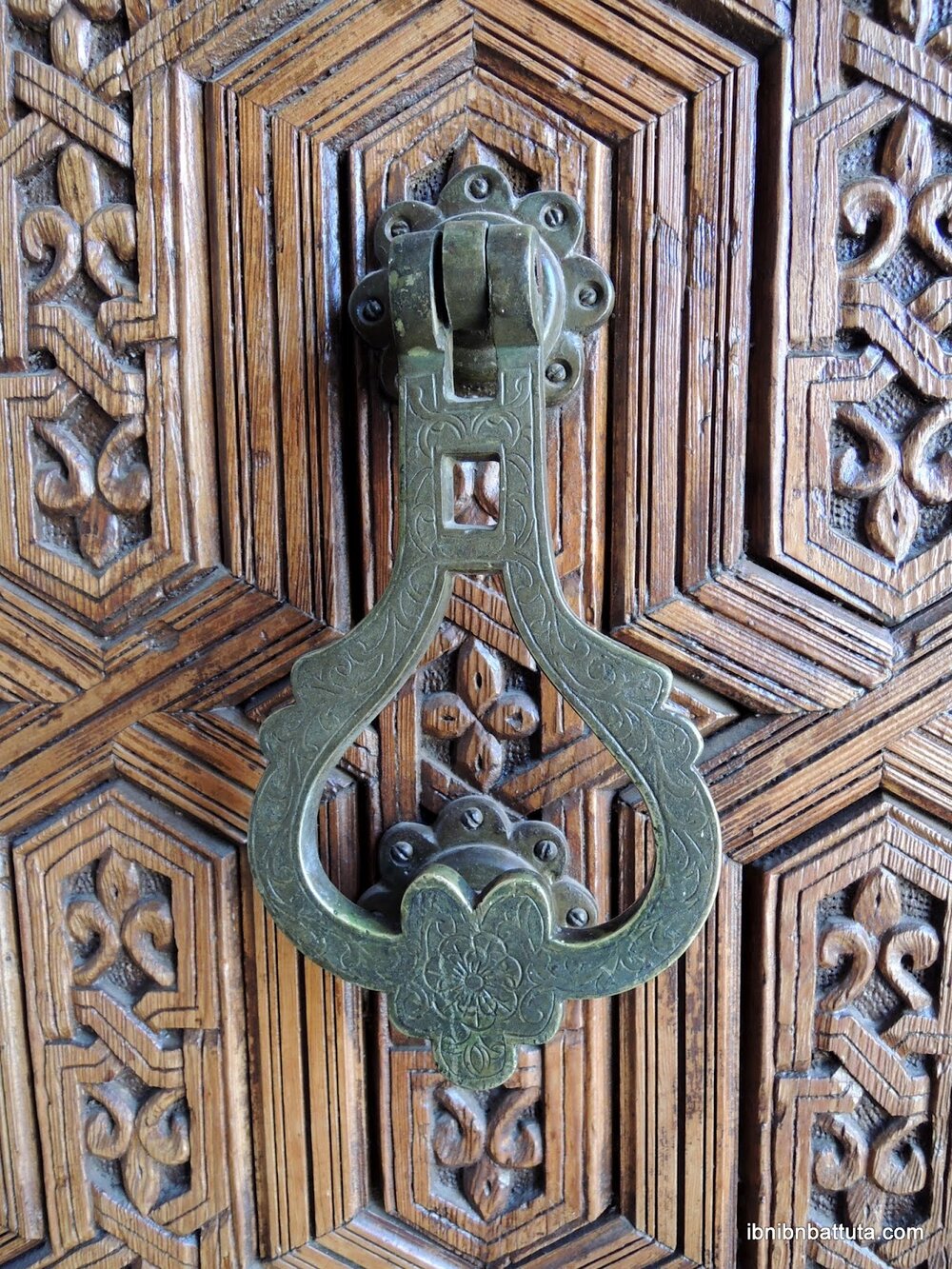 Handcrafted door knocker, Museum of Marrakech