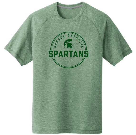 Forest Green Heather Tee — The Spartan Shop
