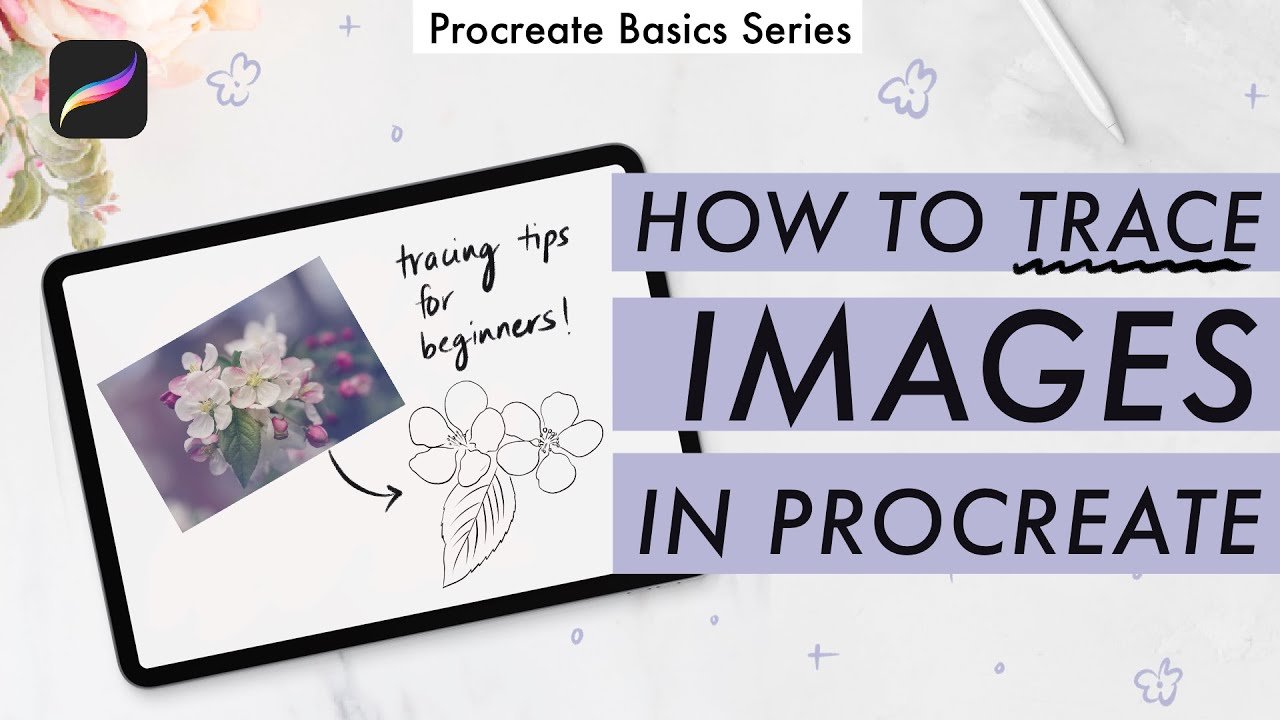 how to trace a picture on procreate