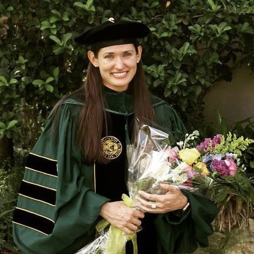 Dr. Sara Sprout Vanstraten graduation photo