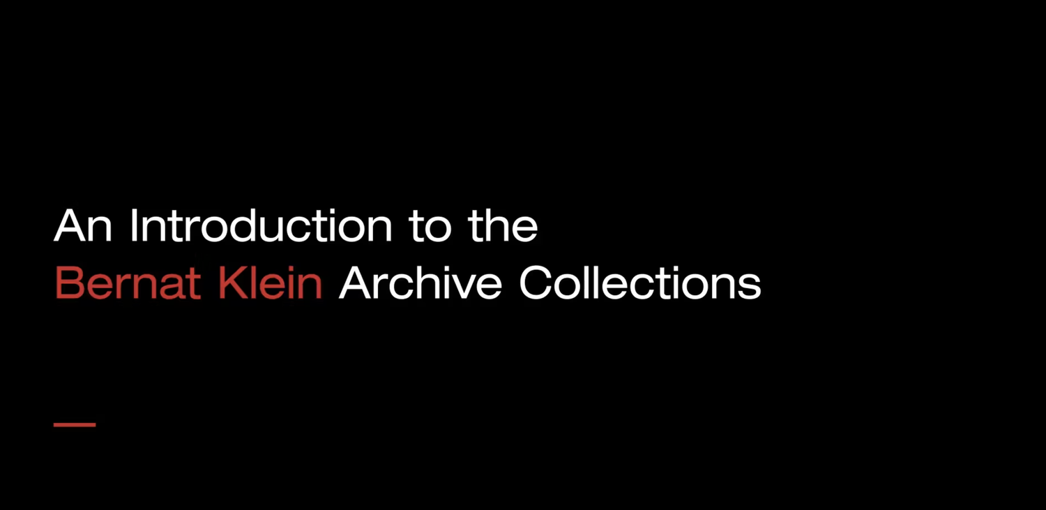 An Introduction to the Bernat Klein Archive Collections — Bernat Klein ...