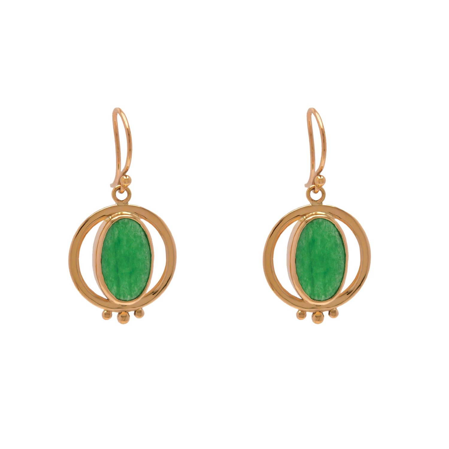 Imogen Jade Earrings — Sunstate Jewellers