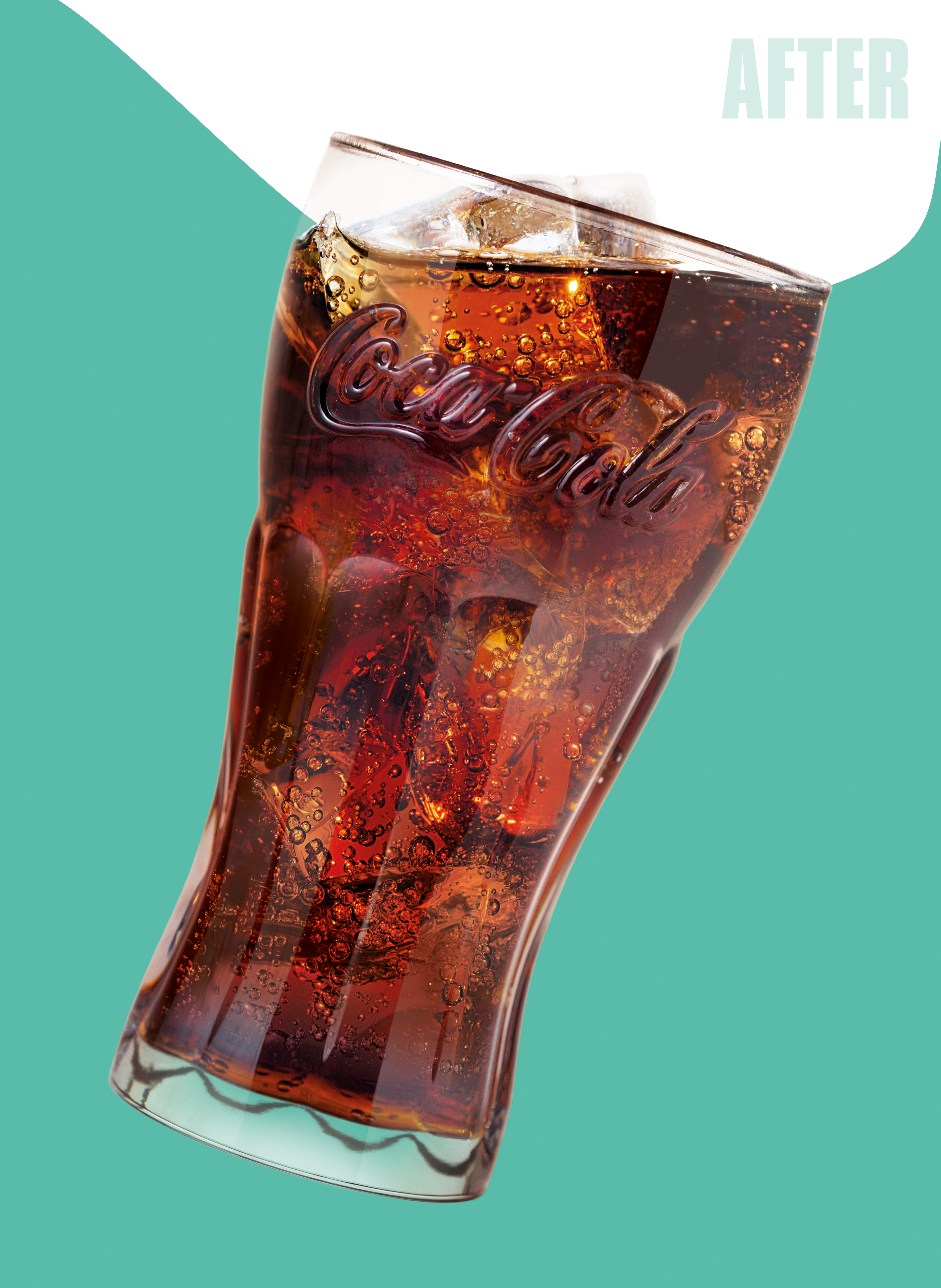 Curvy Coke Glass, After