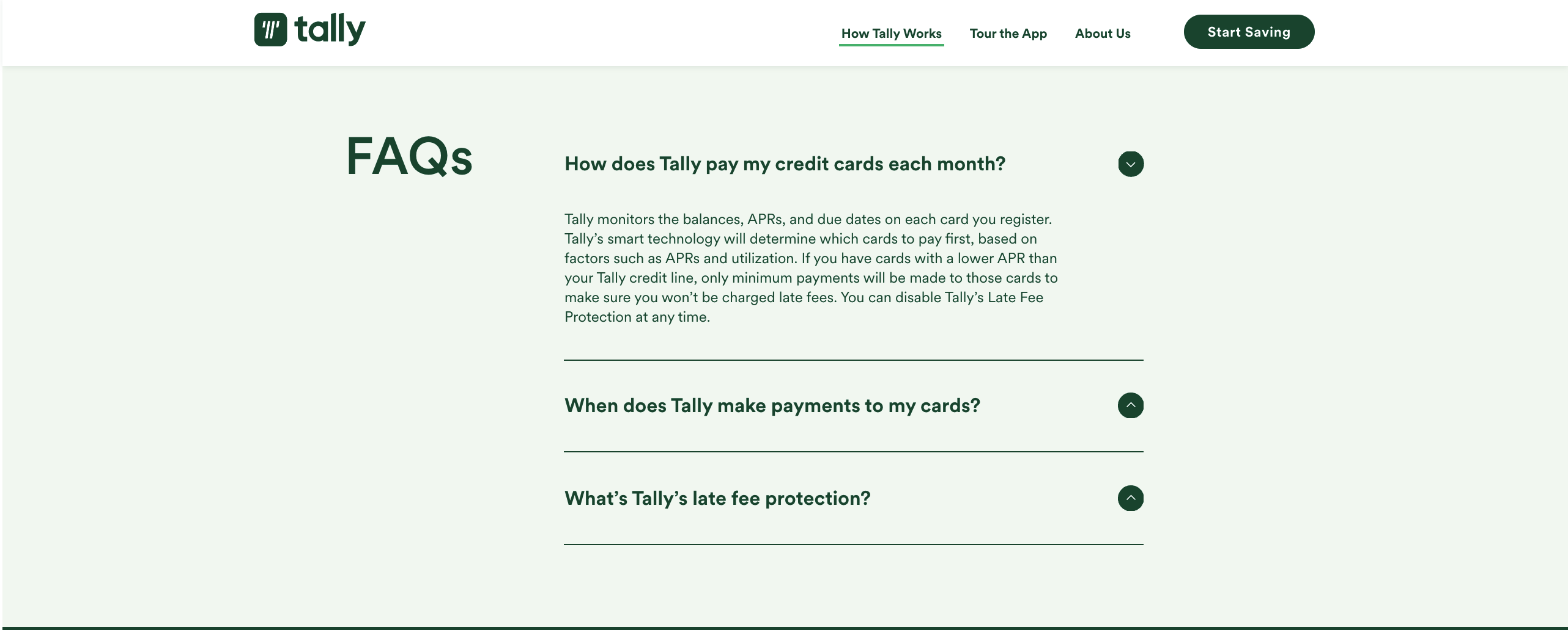 Tally Sample 2