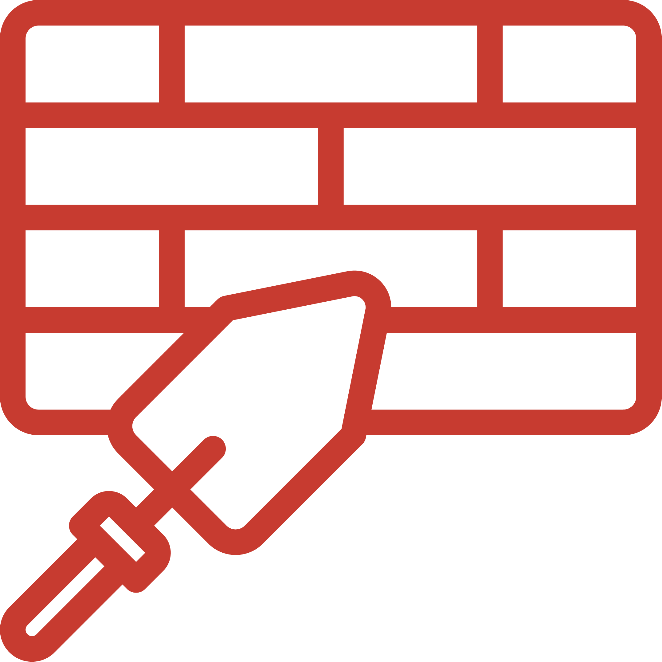 Masonry work icon