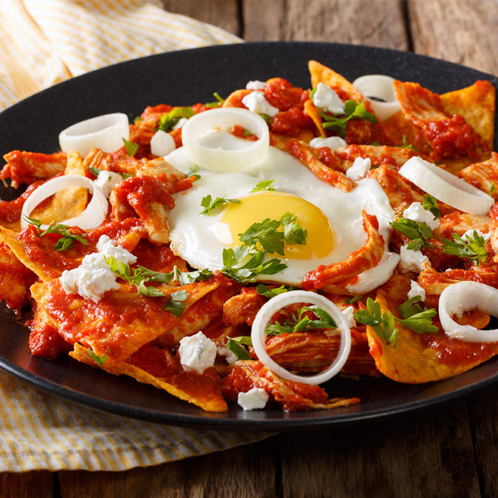 Super-Fast Chilaquiles