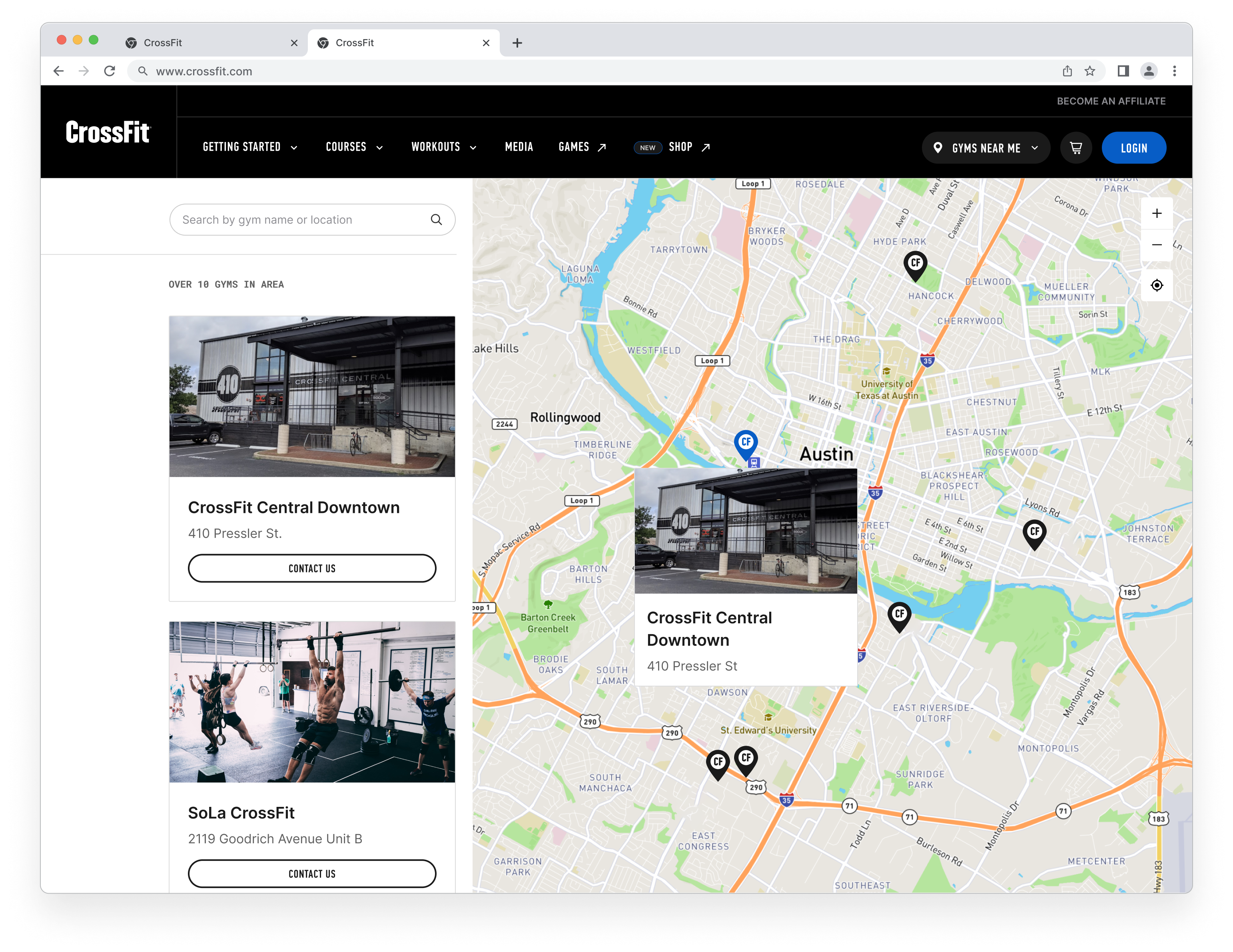 CrossFit Map thumbnail