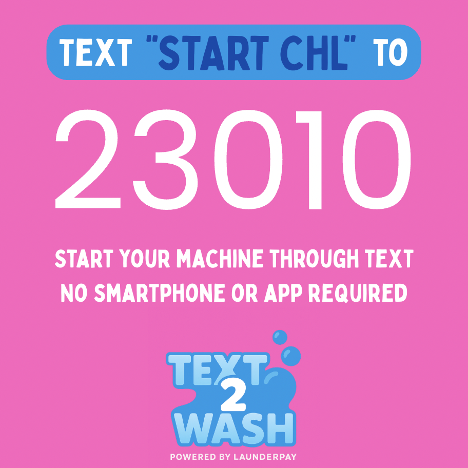 Customer texting START to the Text2Wash number