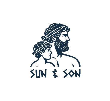 Sun & Son Blue Logo
