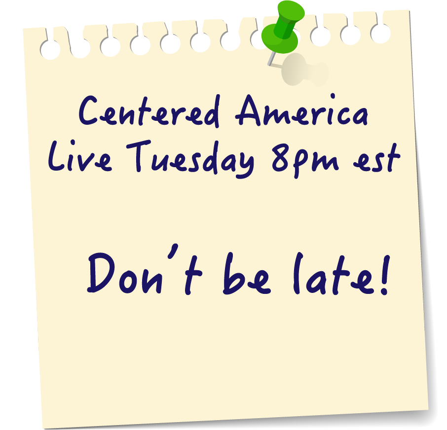 Centered America Live Button